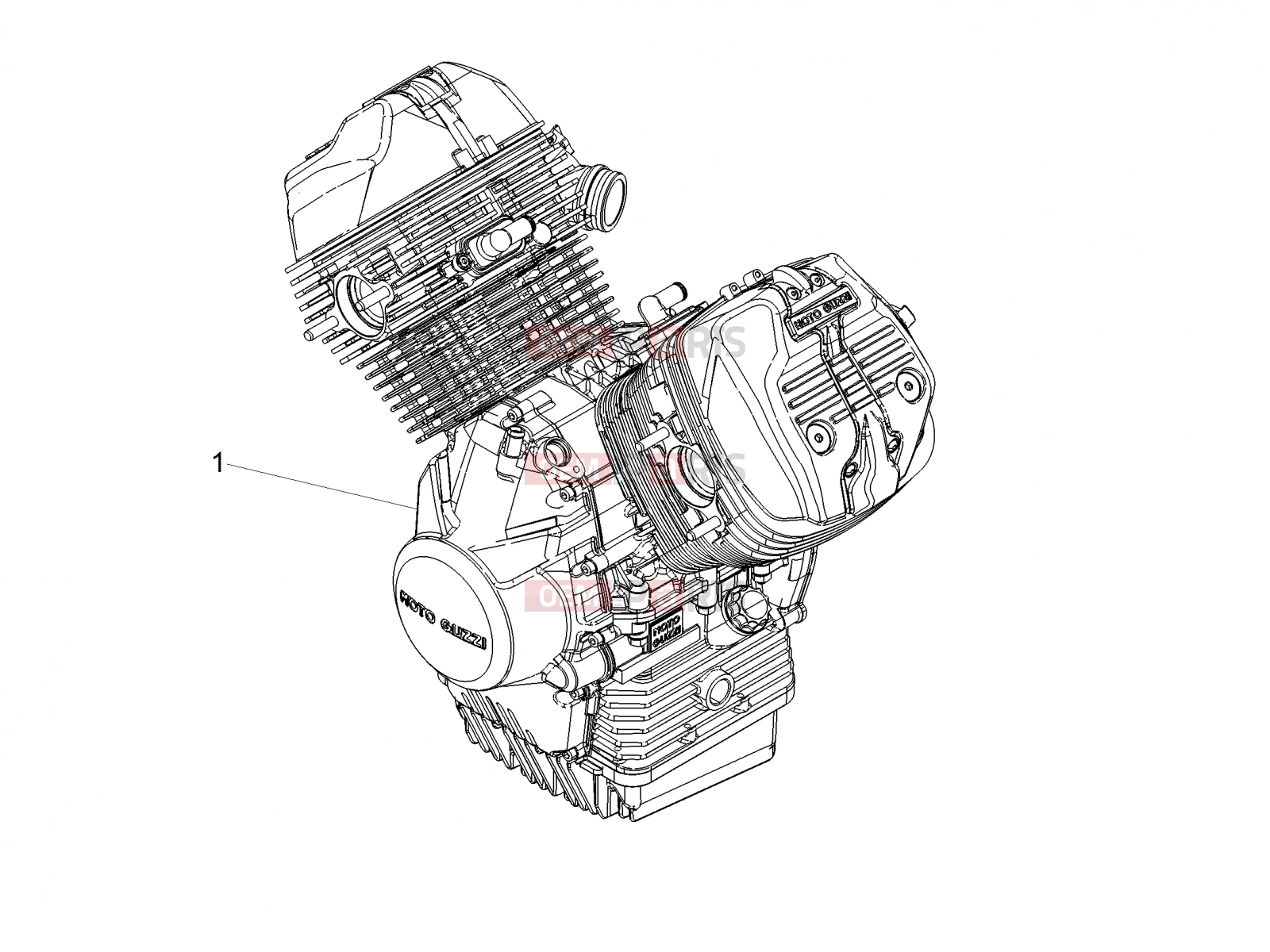 MOTOGUZZI V7 III Stone 750 E4 2019 (EMEA) Engine » Engine-Completing part-Lever