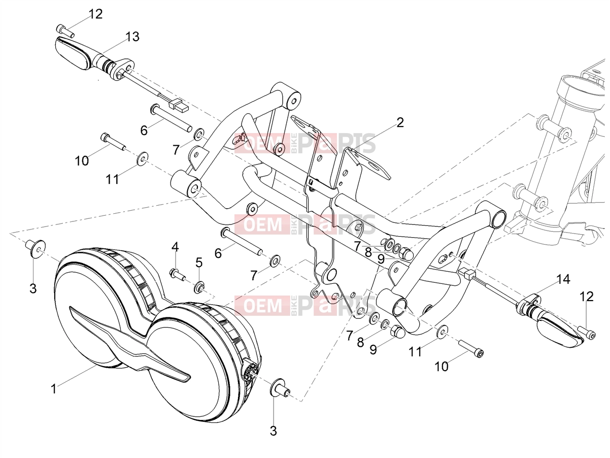 MOTOGUZZI V 85 TT e4 ABS 2019 (EMEA) Lights - Instruments » Front lights