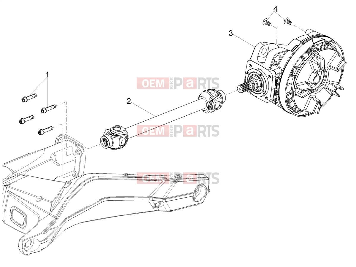 MOTOGUZZI V 85 TT e4 ABS 2019 (EMEA) Engine » Transmission complete
