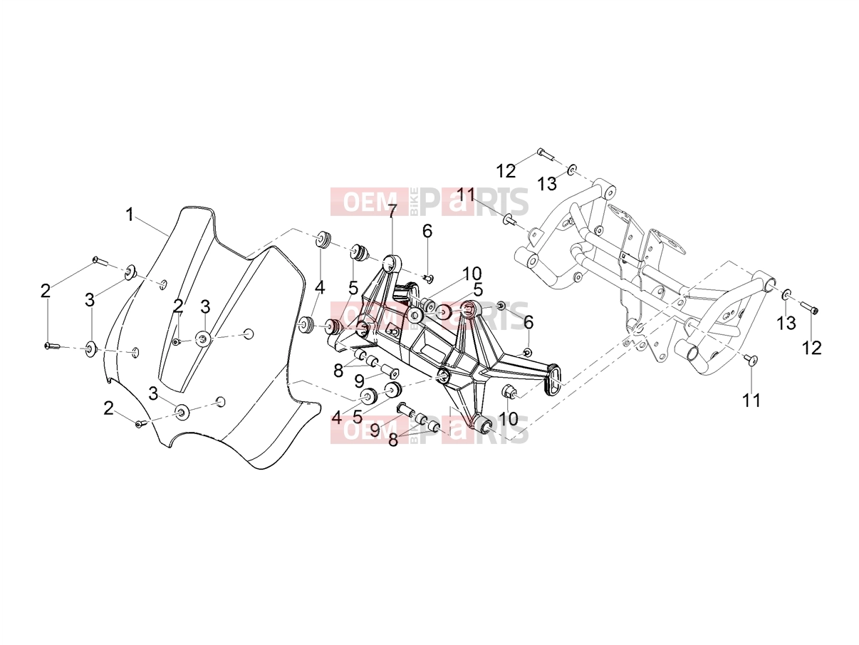 MOTOGUZZI V 85 TT e4 ABS 2019 (EMEA) Body » Windshield