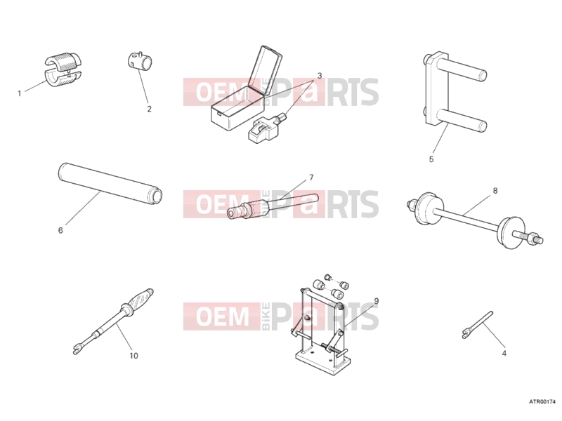 DUCATI 2008 Sportclassic 1000 S WORKSHOP SERVICE TOOLS, FRAME » FRAME