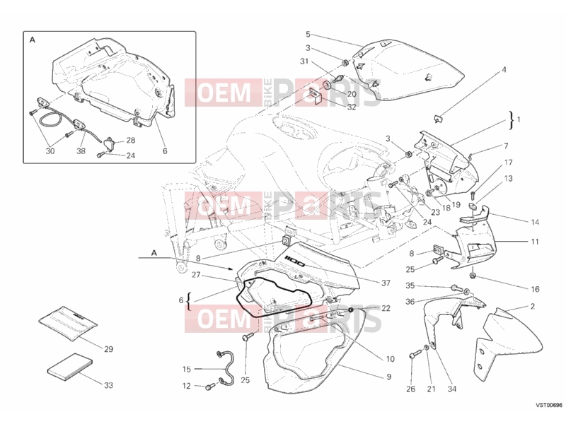 DUCATI 2007 Multistrada 1100 FAIRING » PLASTICS