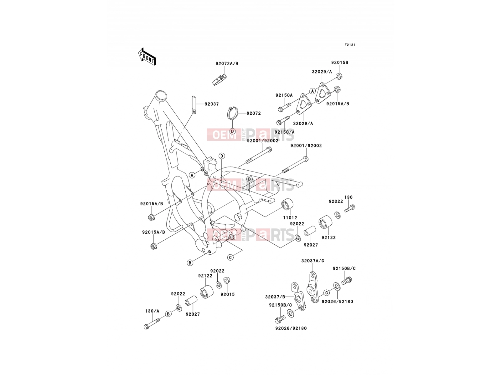 KAWASAKI 1990 Frame Fitting