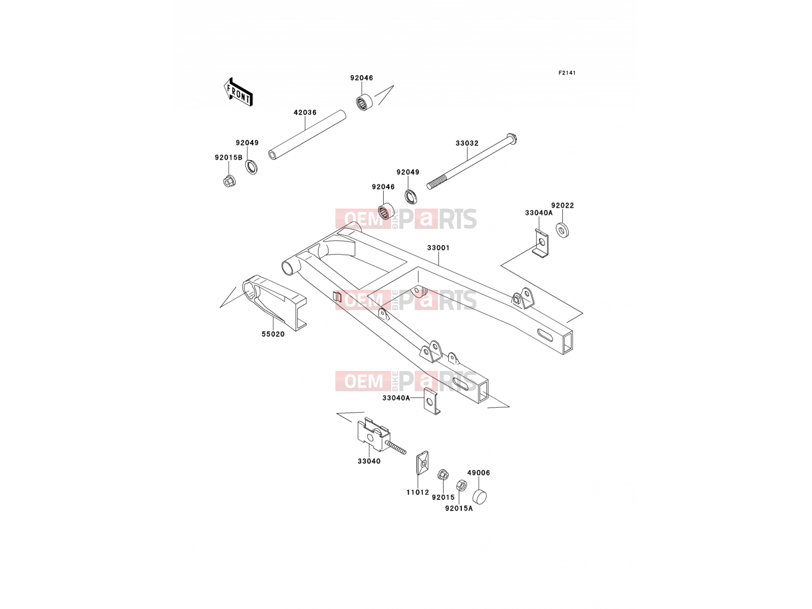 KAWASAKI 1992 Swingarm