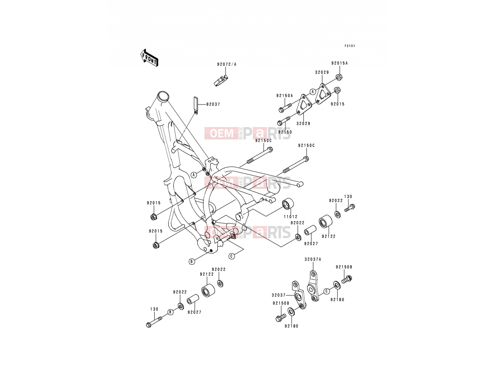 KAWASAKI 1994 Frame Fitting