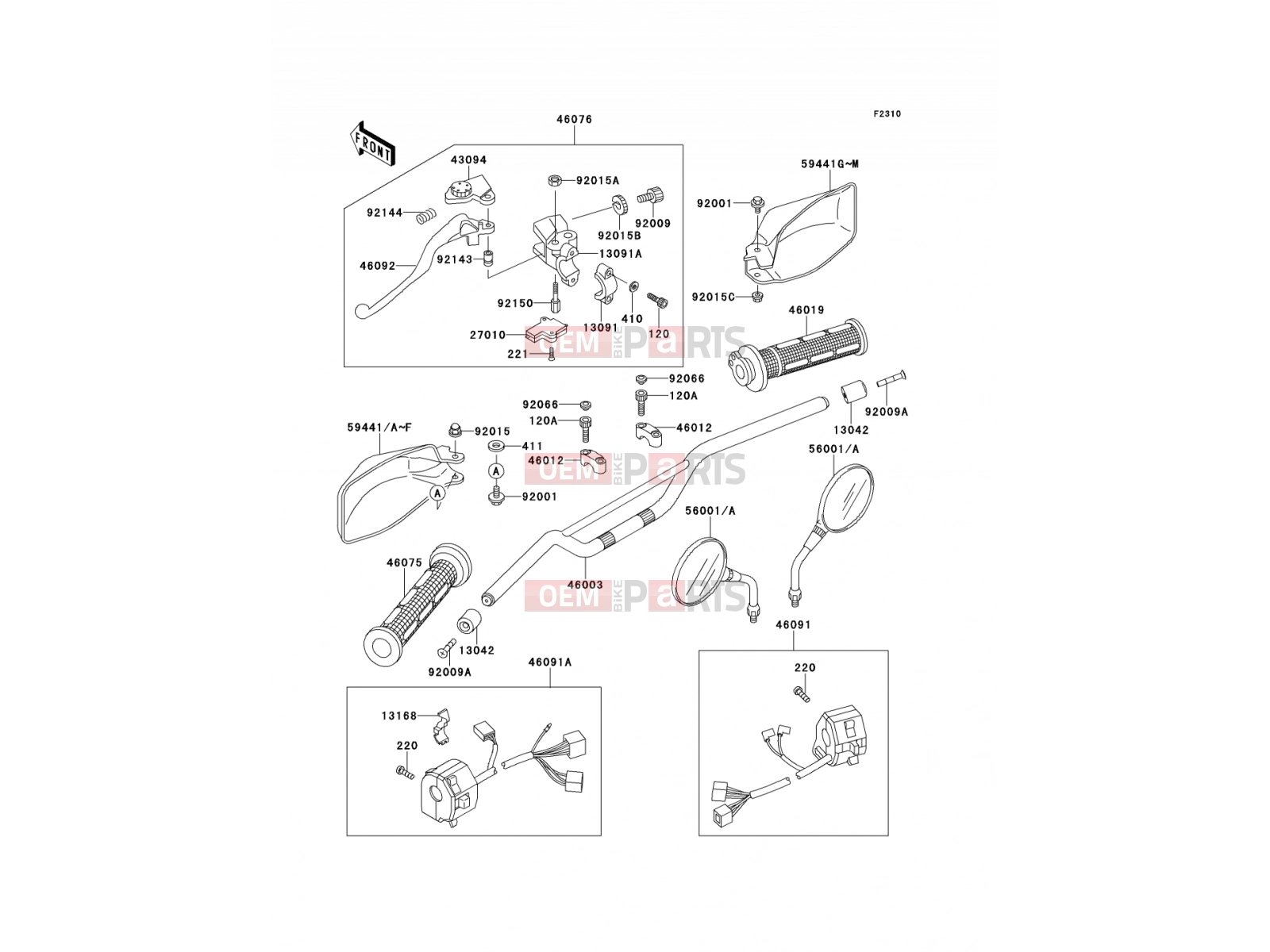 KAWASAKI 1994 Handlebar