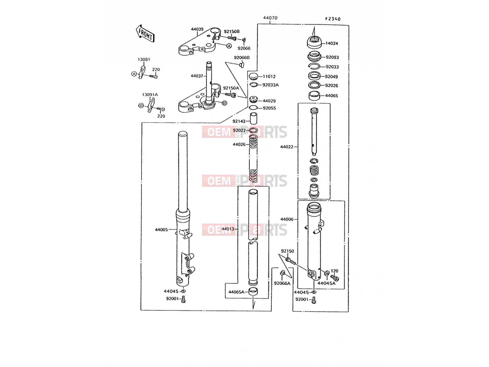 KAWASAKI 1994 Front Fork