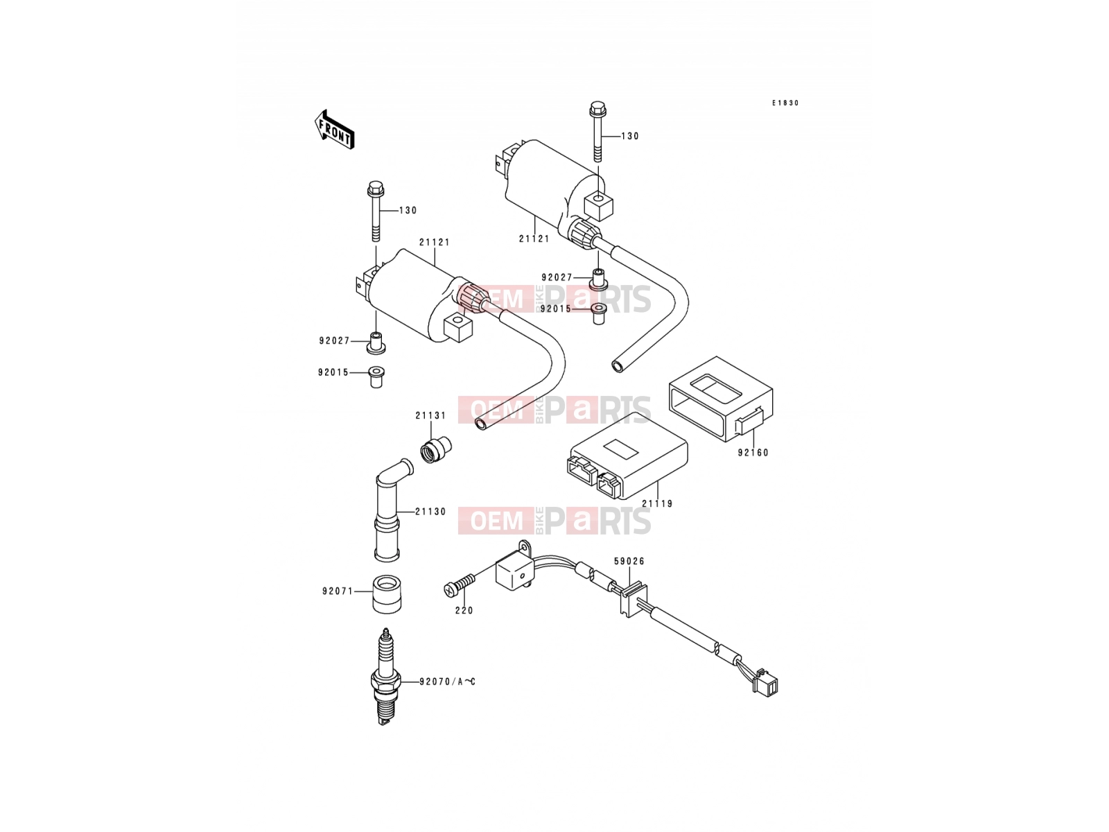 KAWASAKI 1996 Ignition System