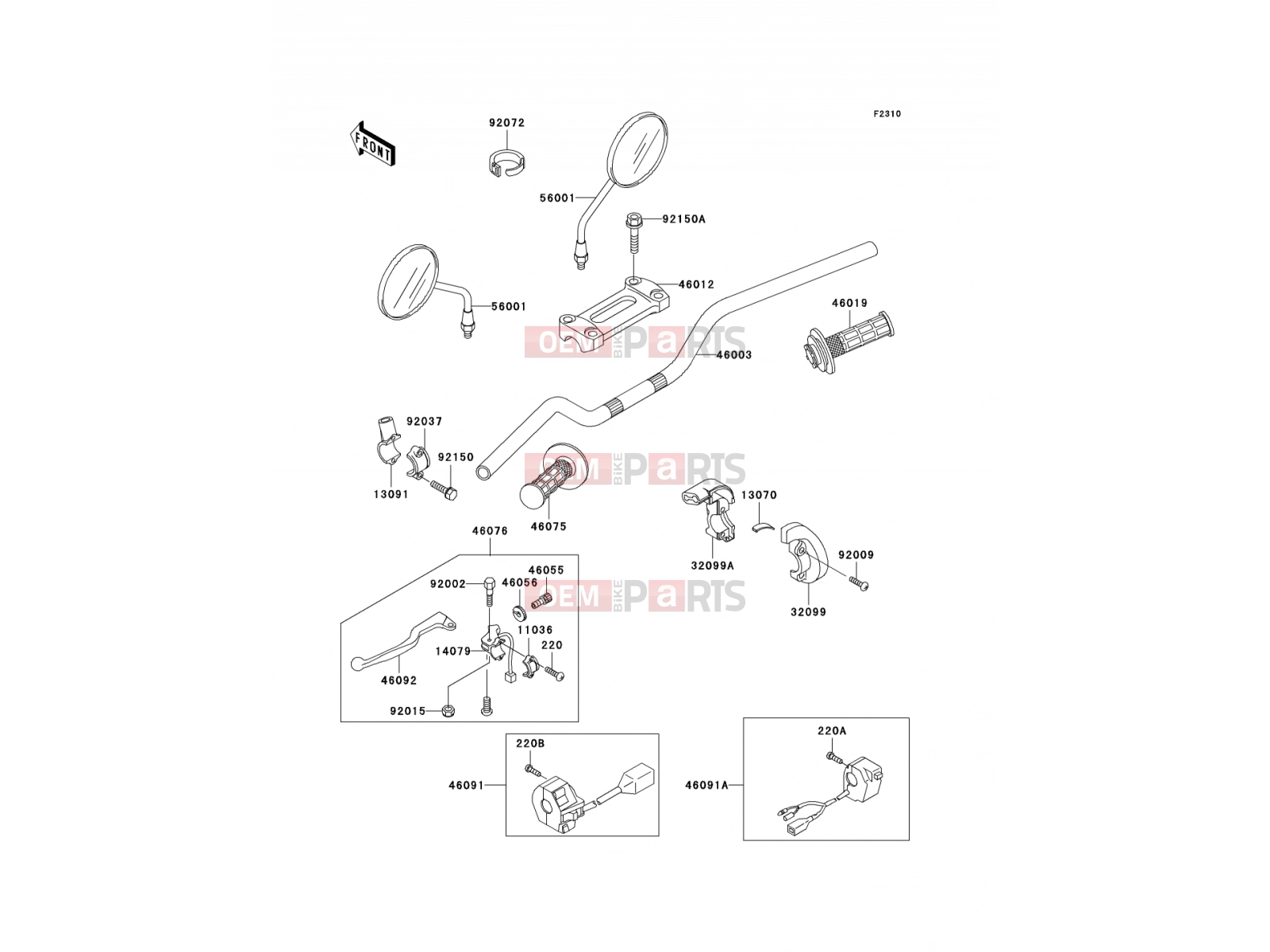 KAWASAKI 1999 Handlebar