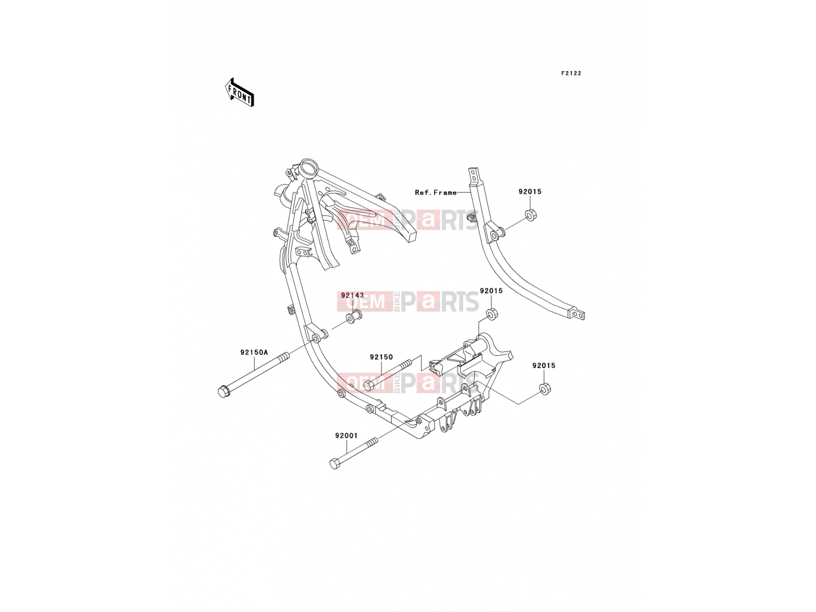 KAWASAKI 2003 Engine Mount
