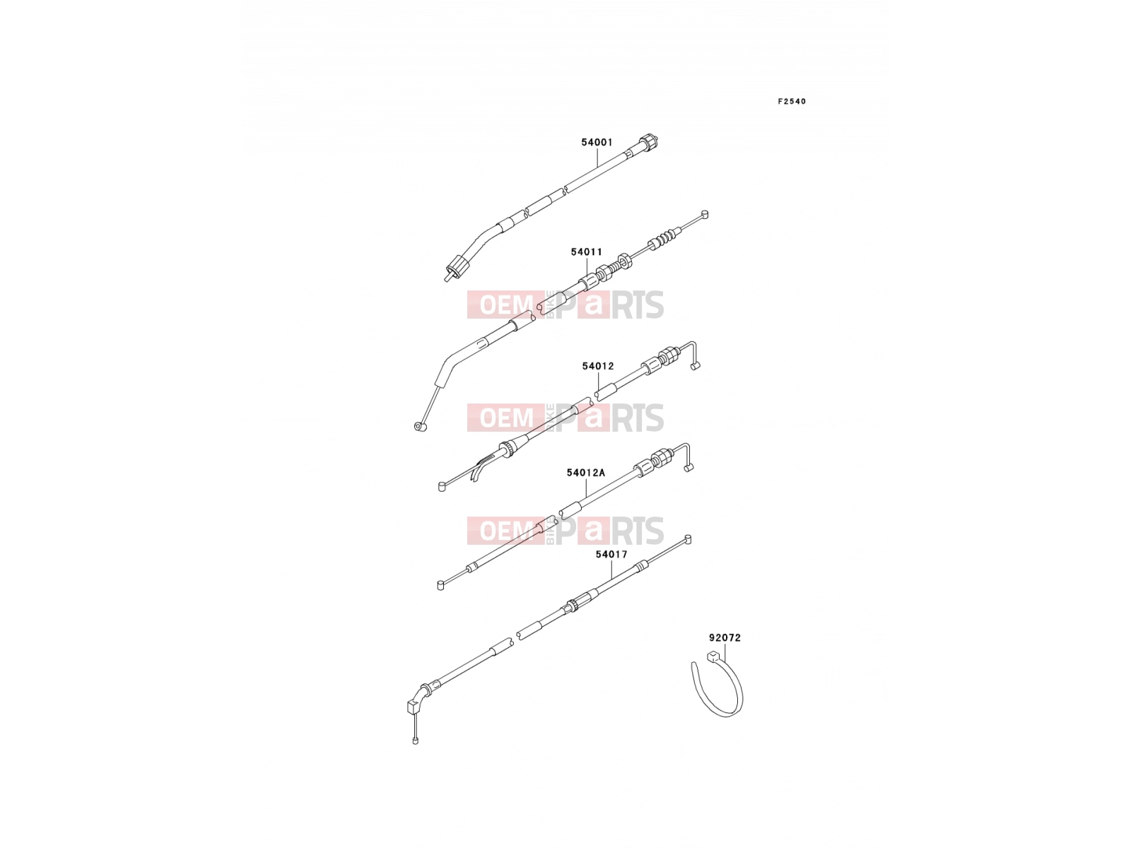 KAWASAKI 2003 Cables