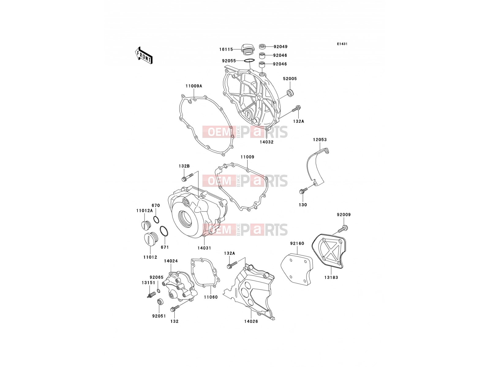 KAWASAKI 2003 Engine Cover(s)