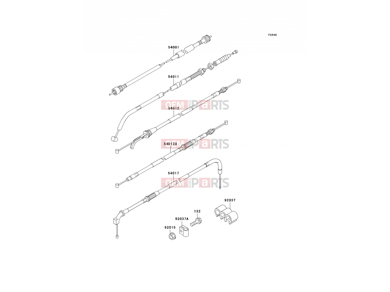 KAWASAKI 2003 Cables