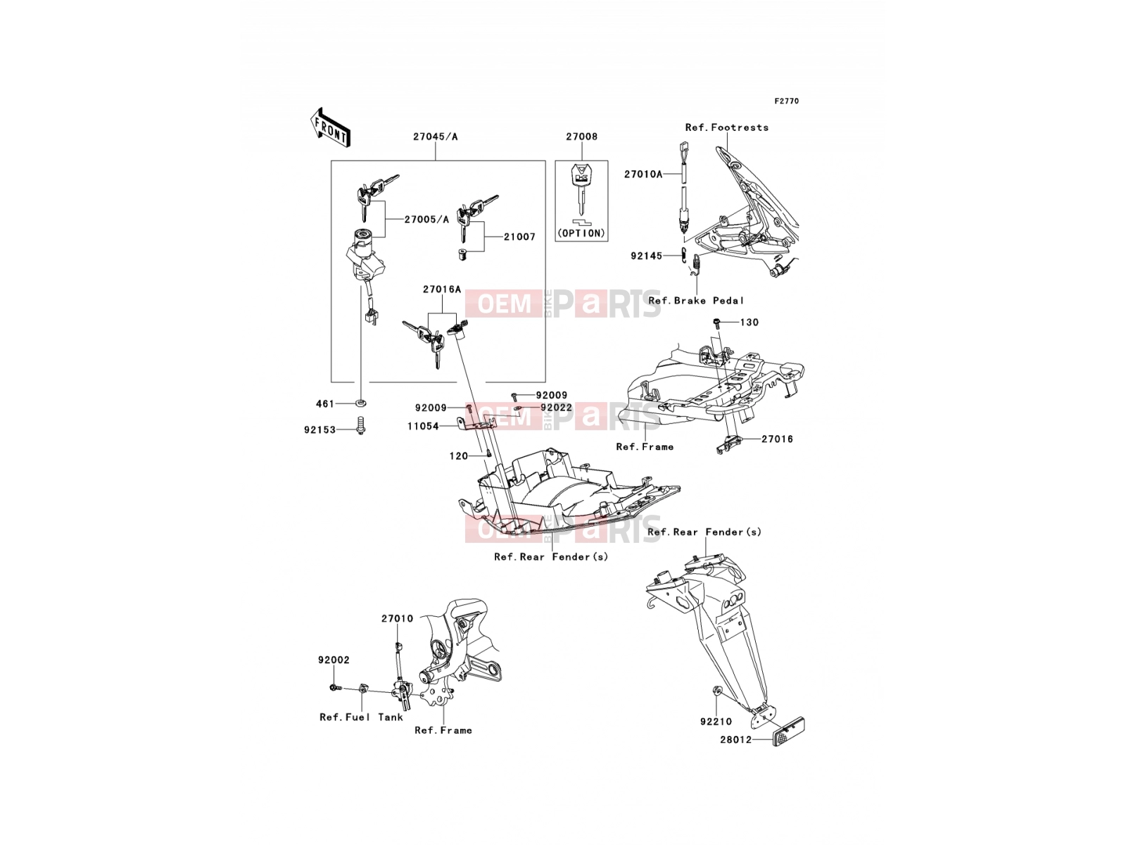 KAWASAKI 2008 Ignition Switch
