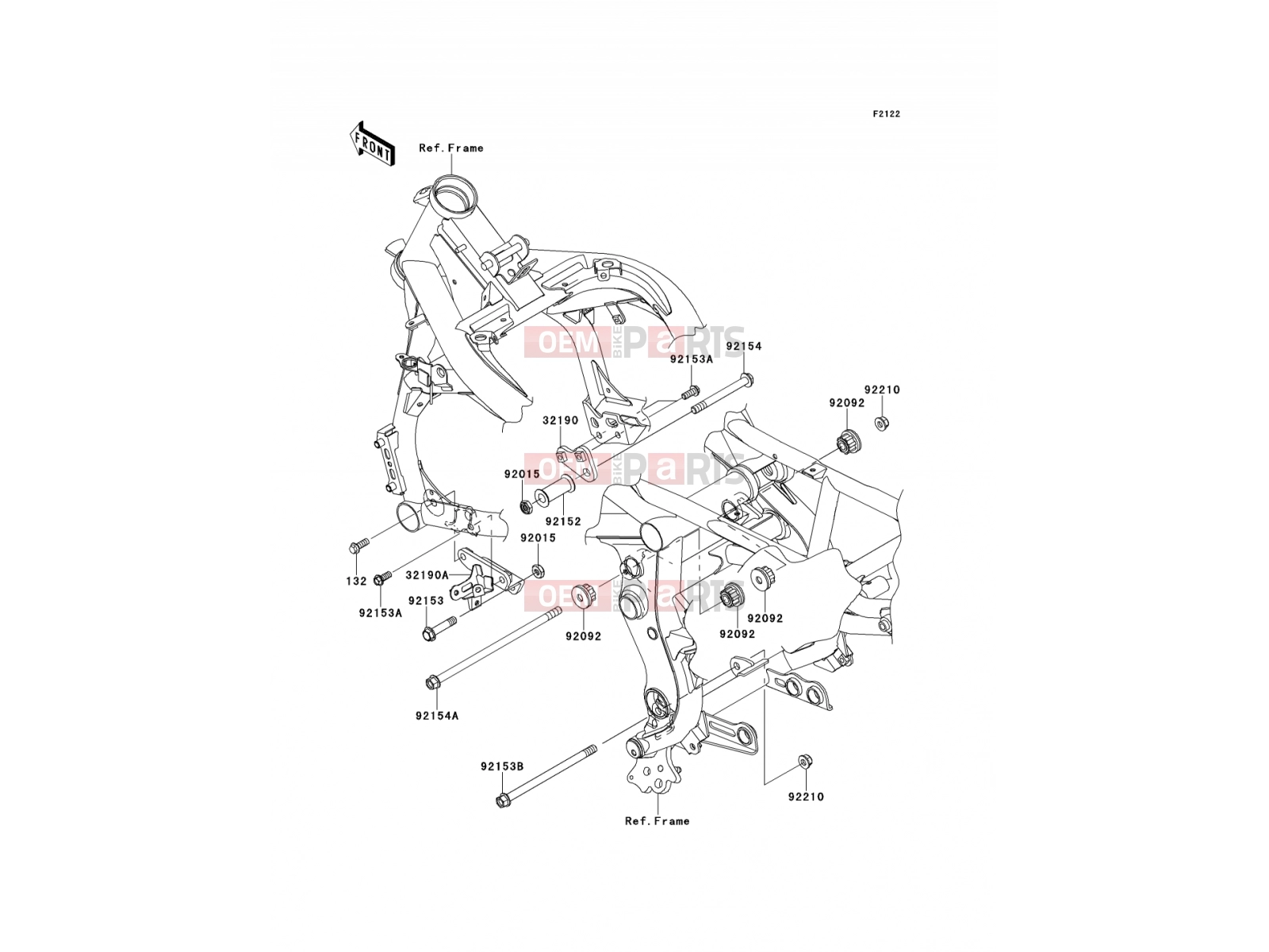 KAWASAKI 2009 Engine Mount
