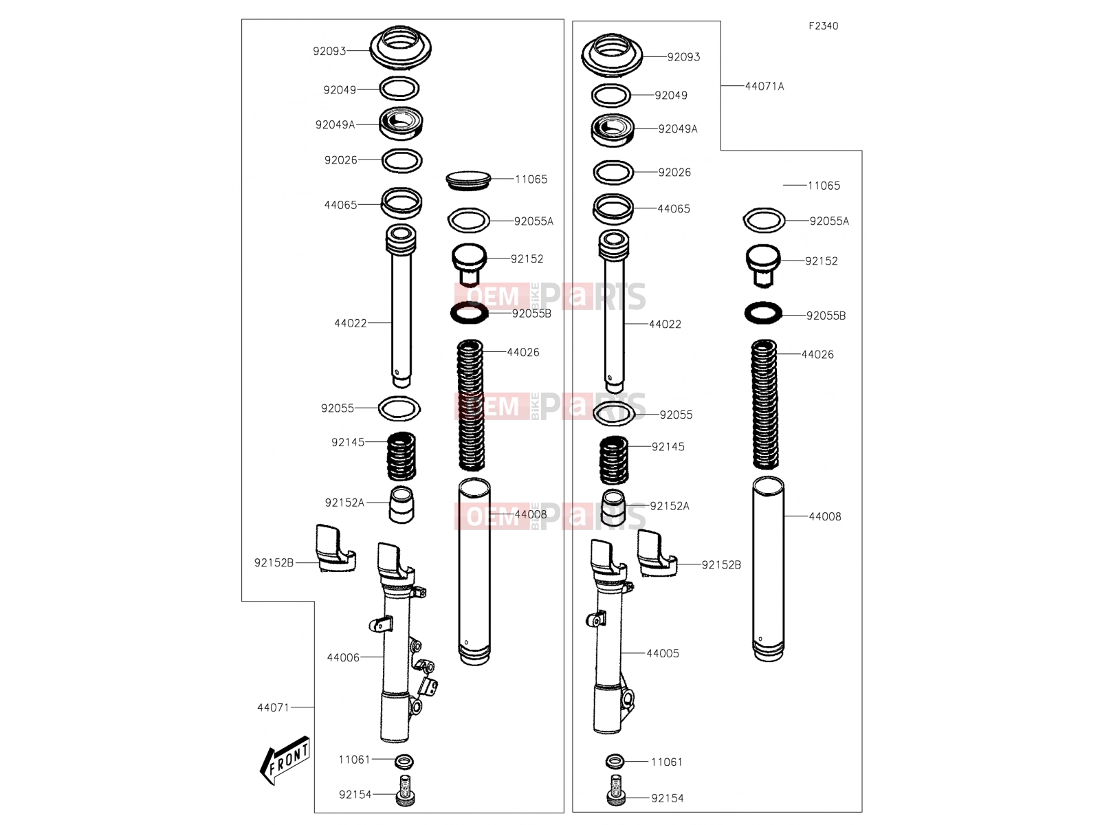 KAWASAKI 2017 Front Fork