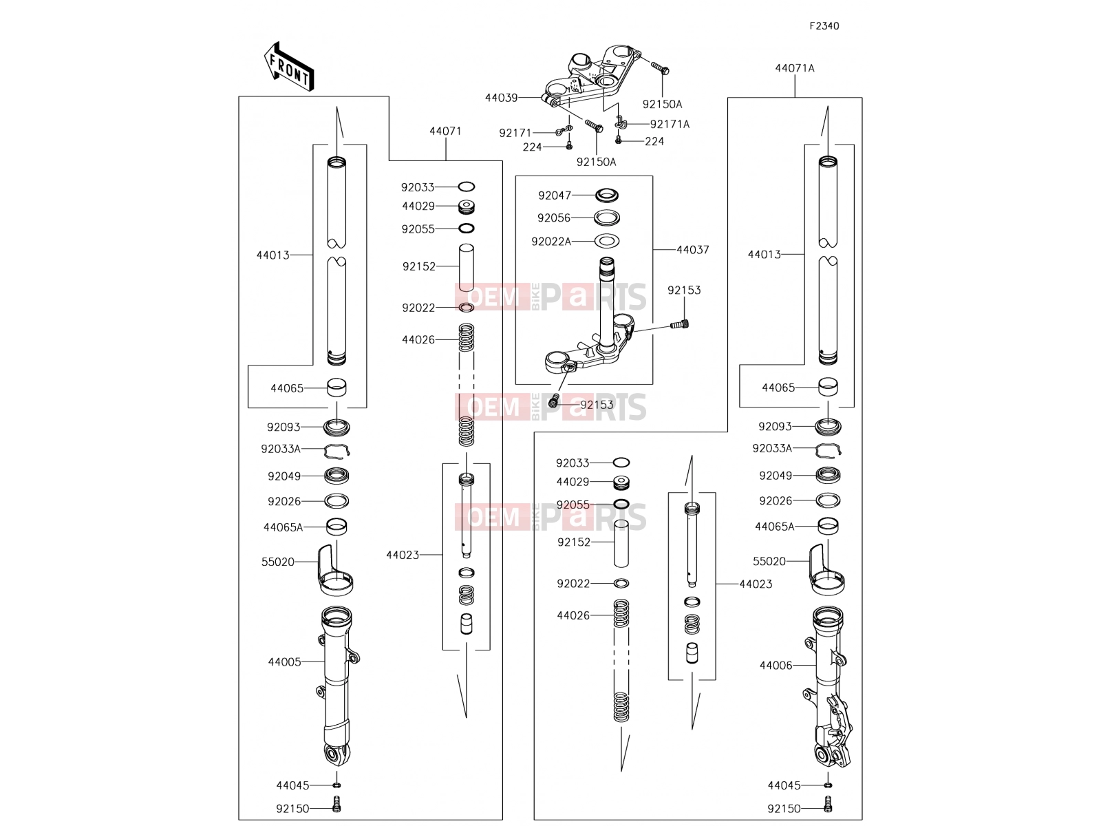 KAWASAKI 2017 Front Fork