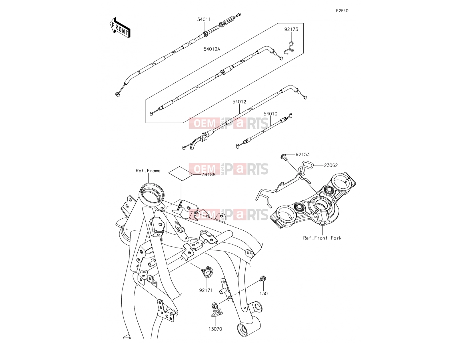 KAWASAKI 2017 Cables