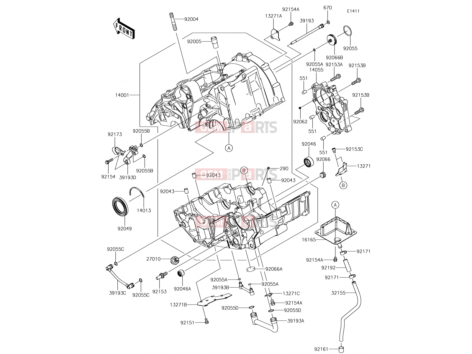KAWASAKI 2017 Crankcase