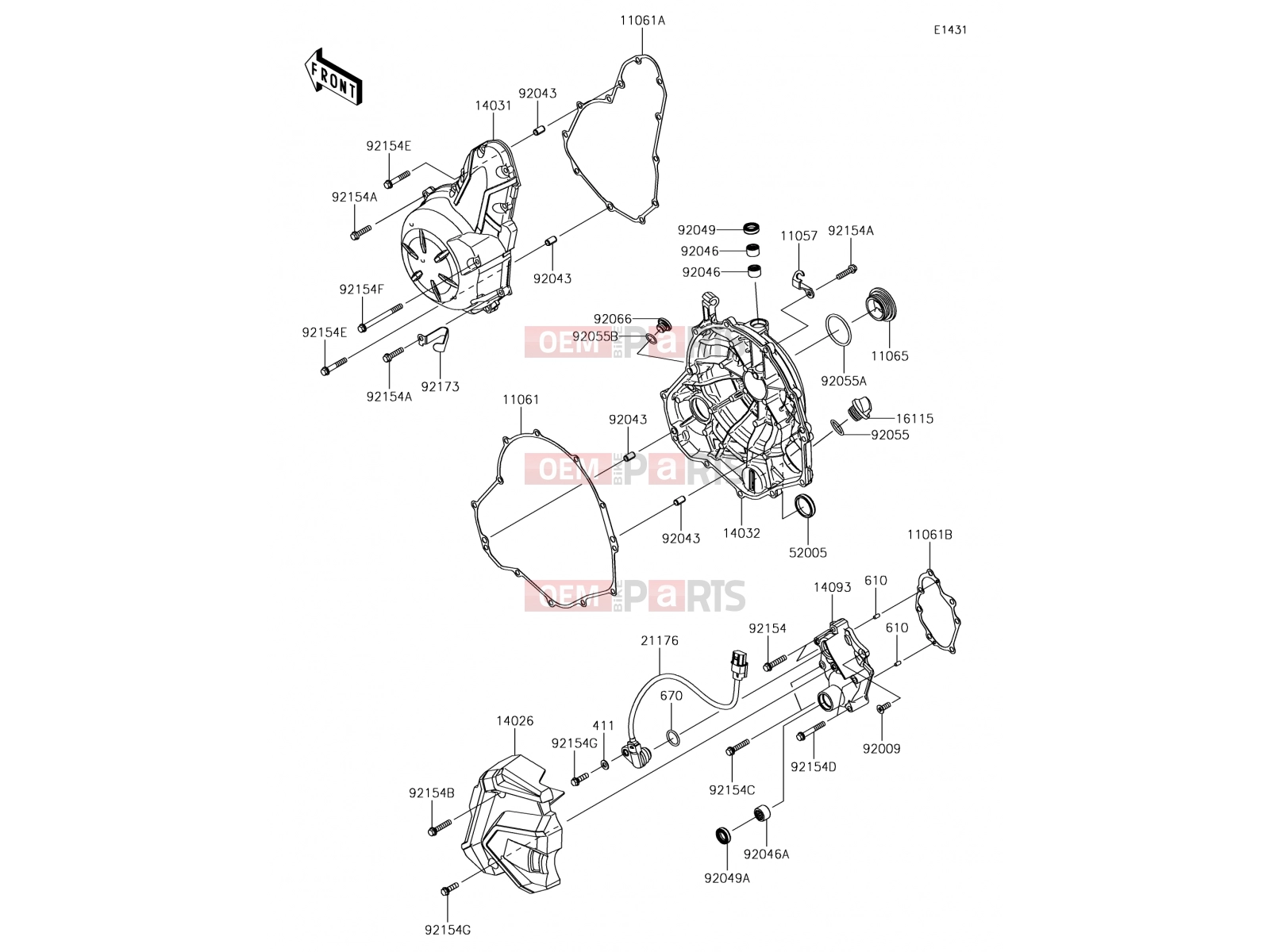 KAWASAKI 2017 Engine Cover(s)