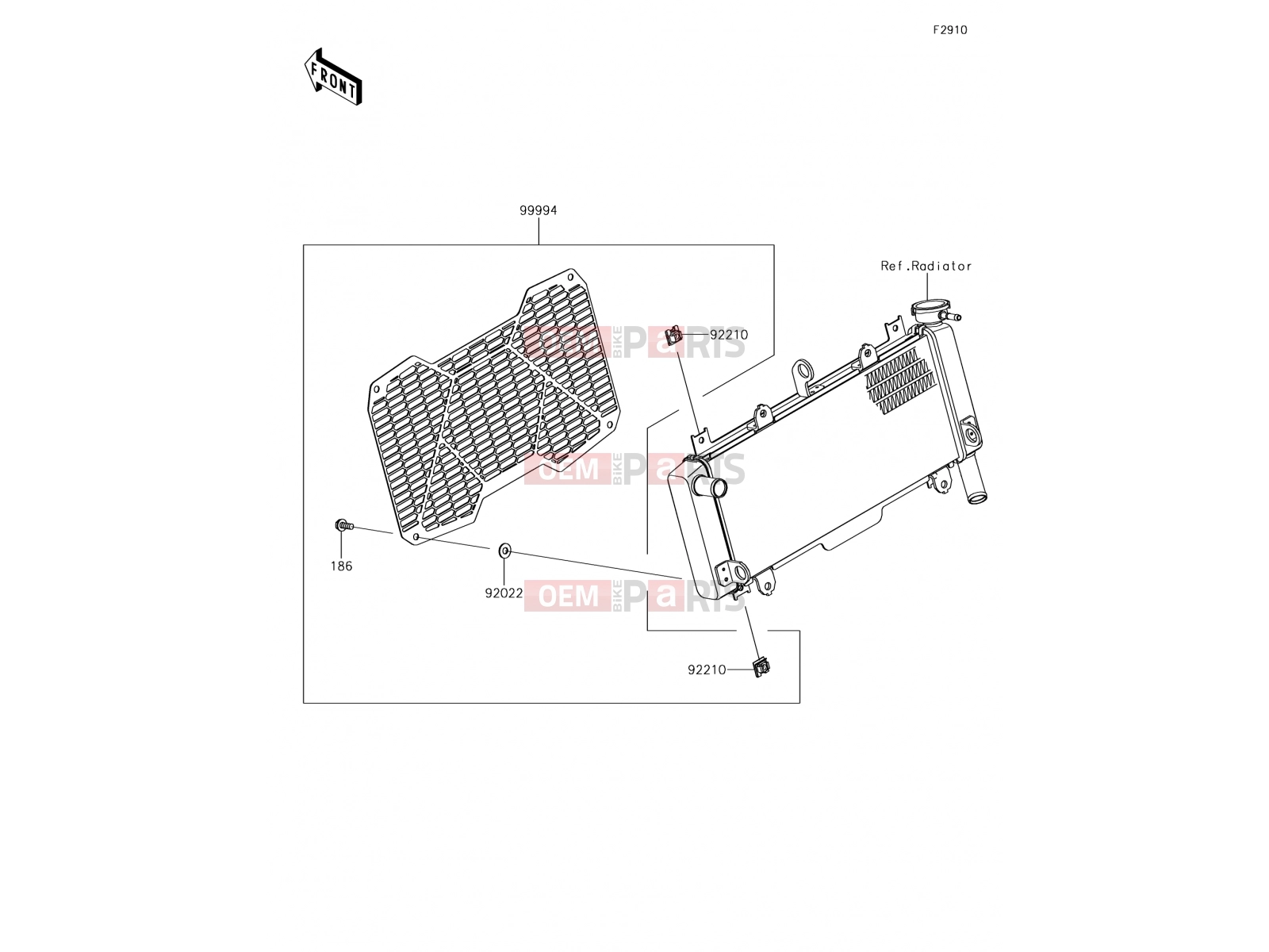 KAWASAKI 2017 Accessory(Radiator Screen)