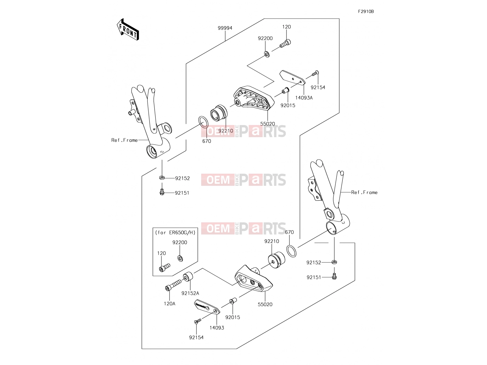 KAWASAKI 2017 Accessory(Frame Slider)