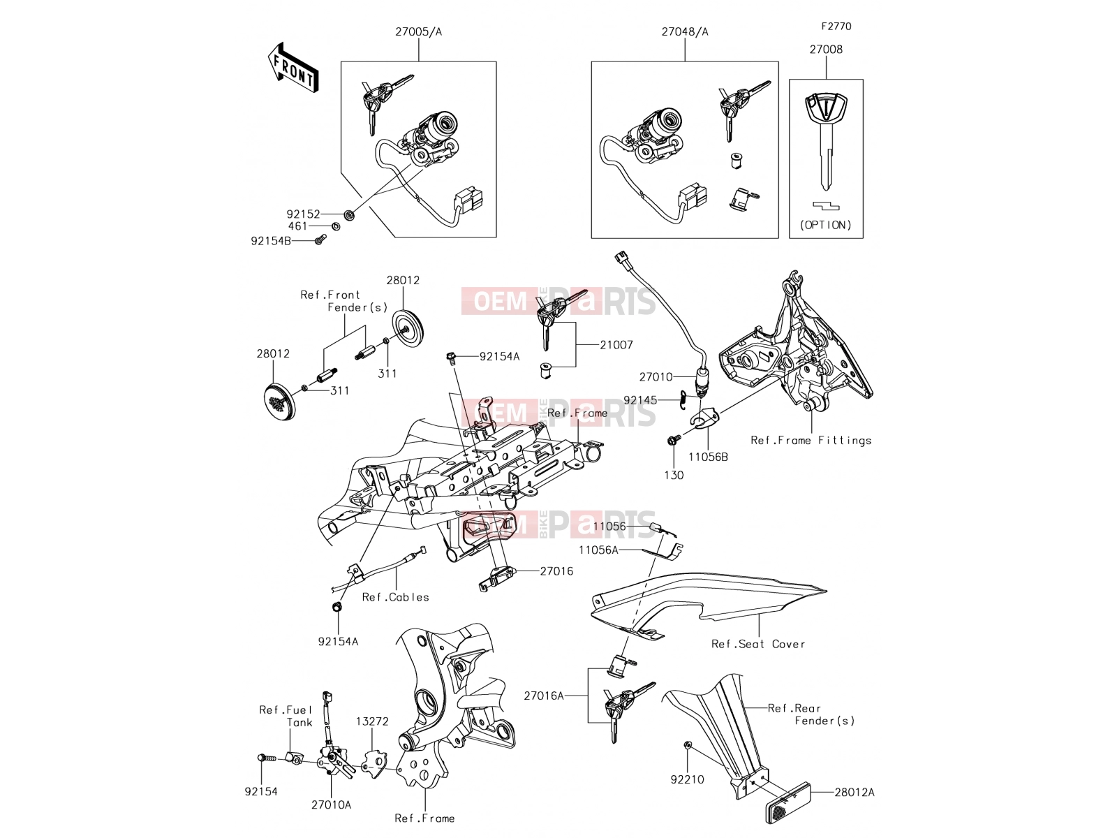 KAWASAKI 2017 Ignition Switch