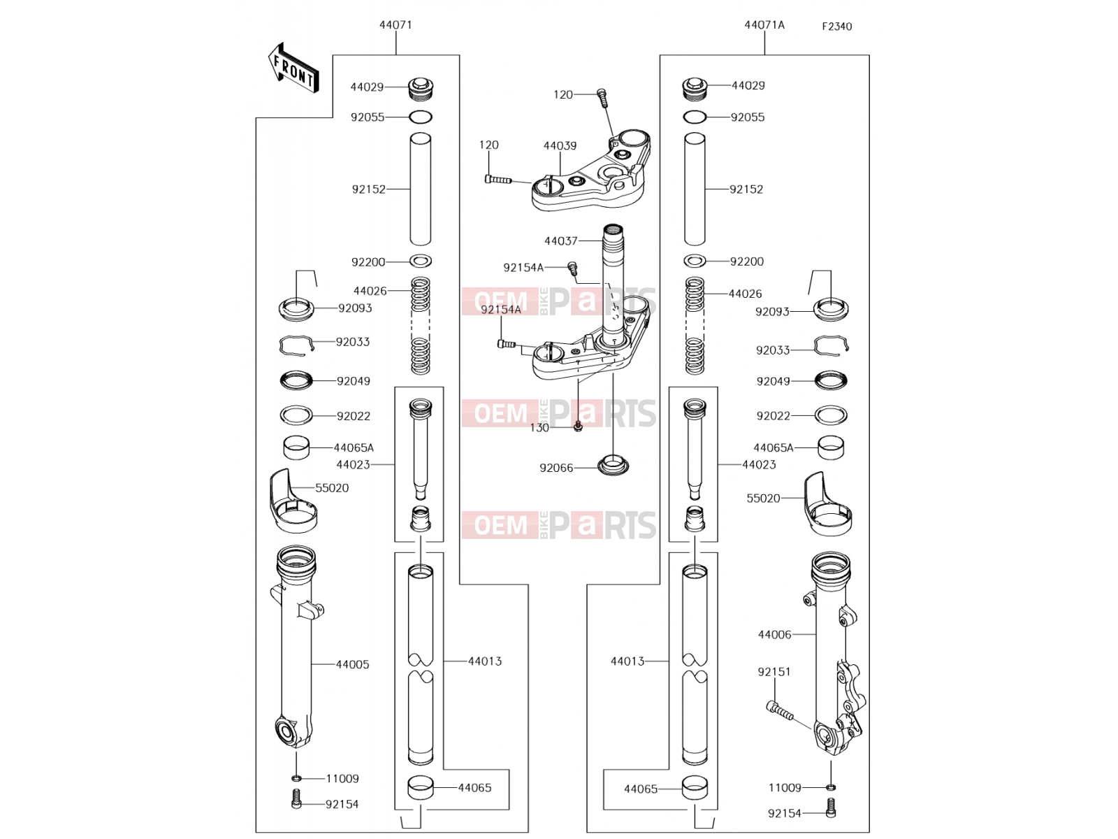 KAWASAKI 2017 Front Fork