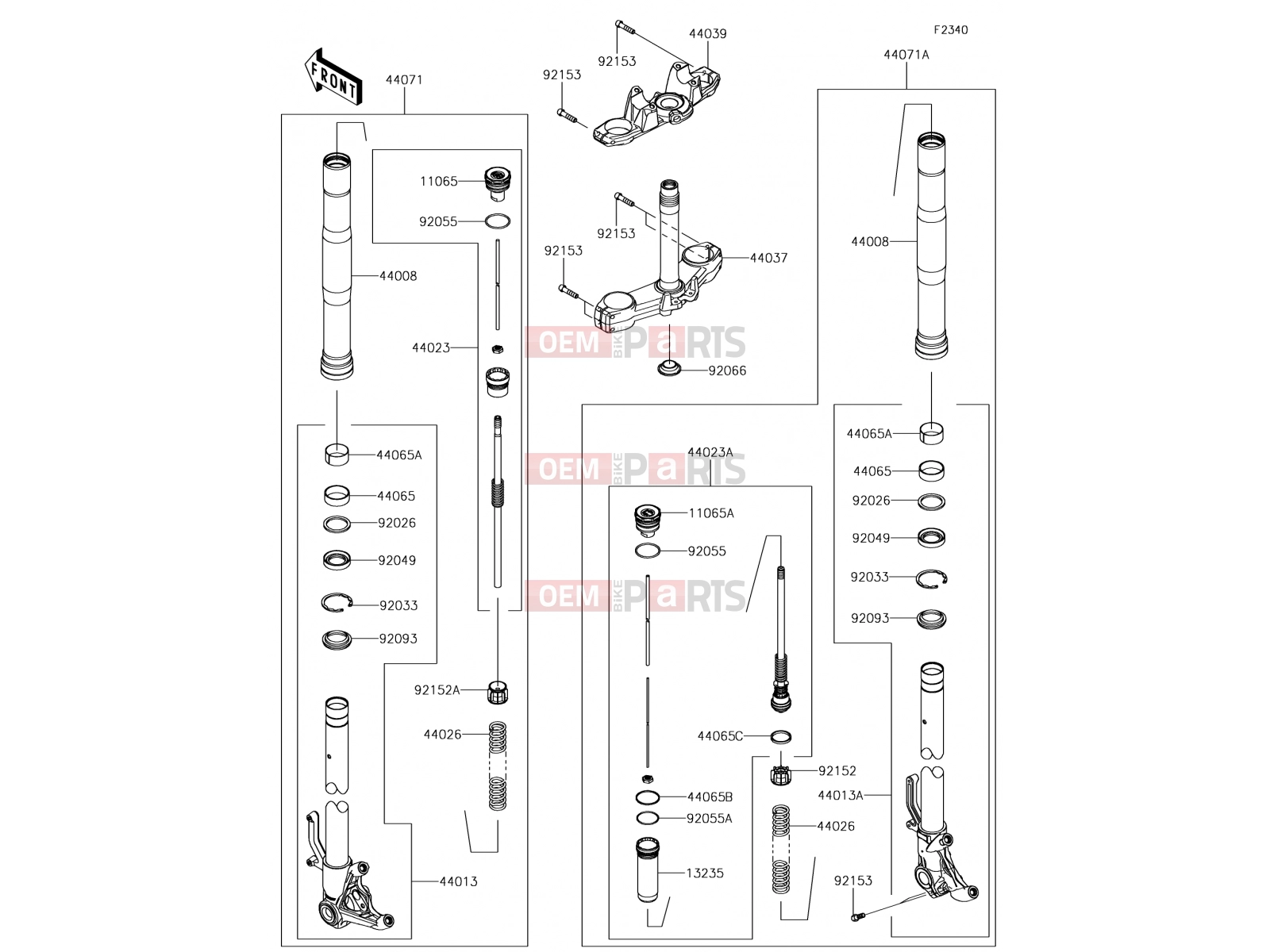 KAWASAKI 2017 Front Fork