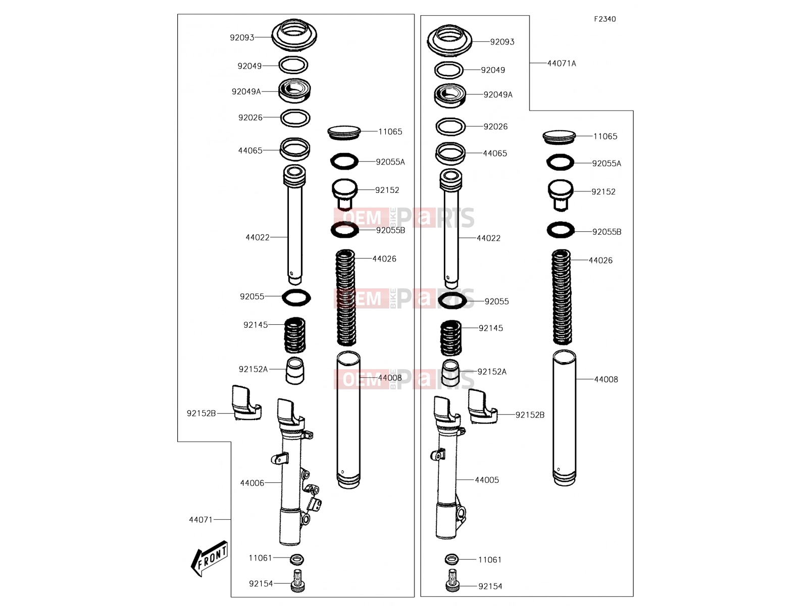 KAWASAKI 2018 Front Fork