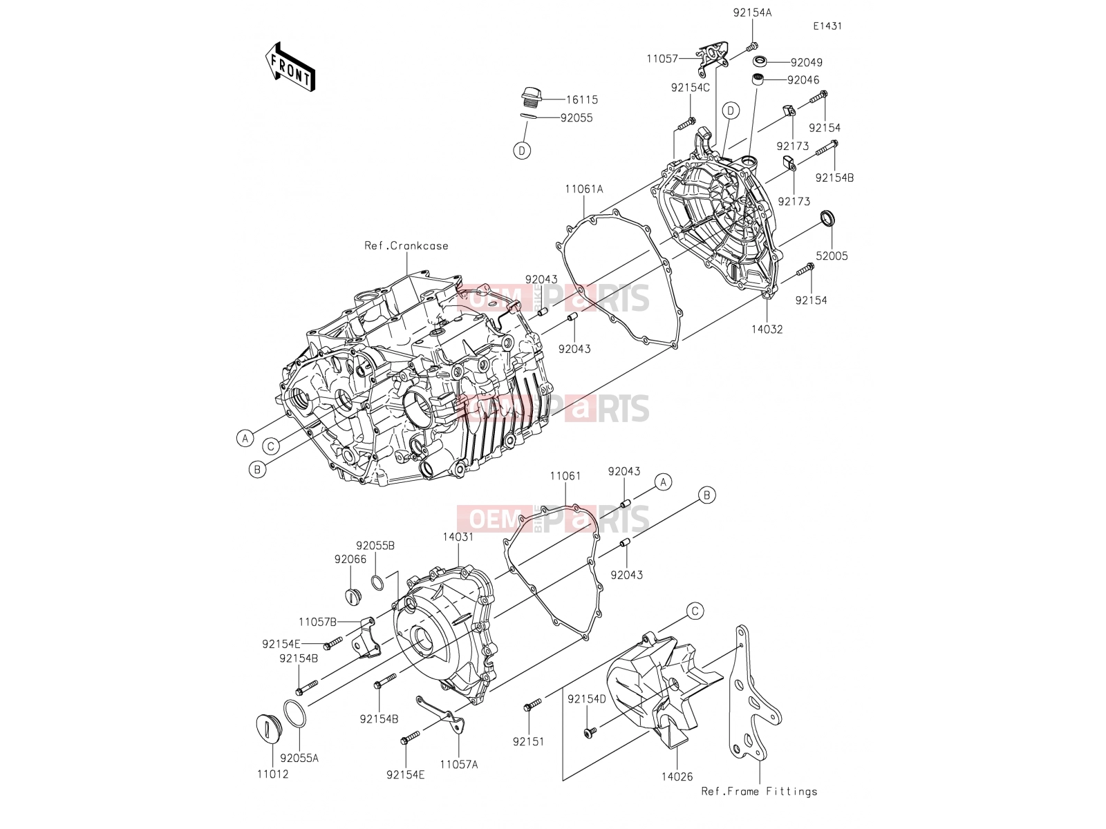 KAWASAKI 2018 Engine Cover(s)