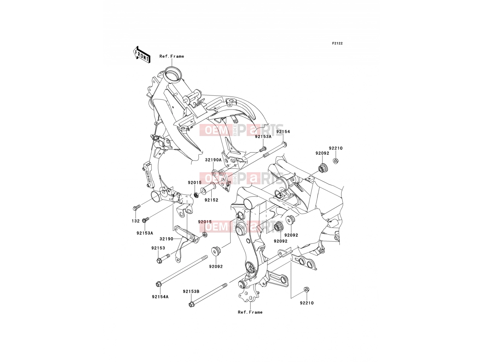 KAWASAKI 2010 Engine Mount