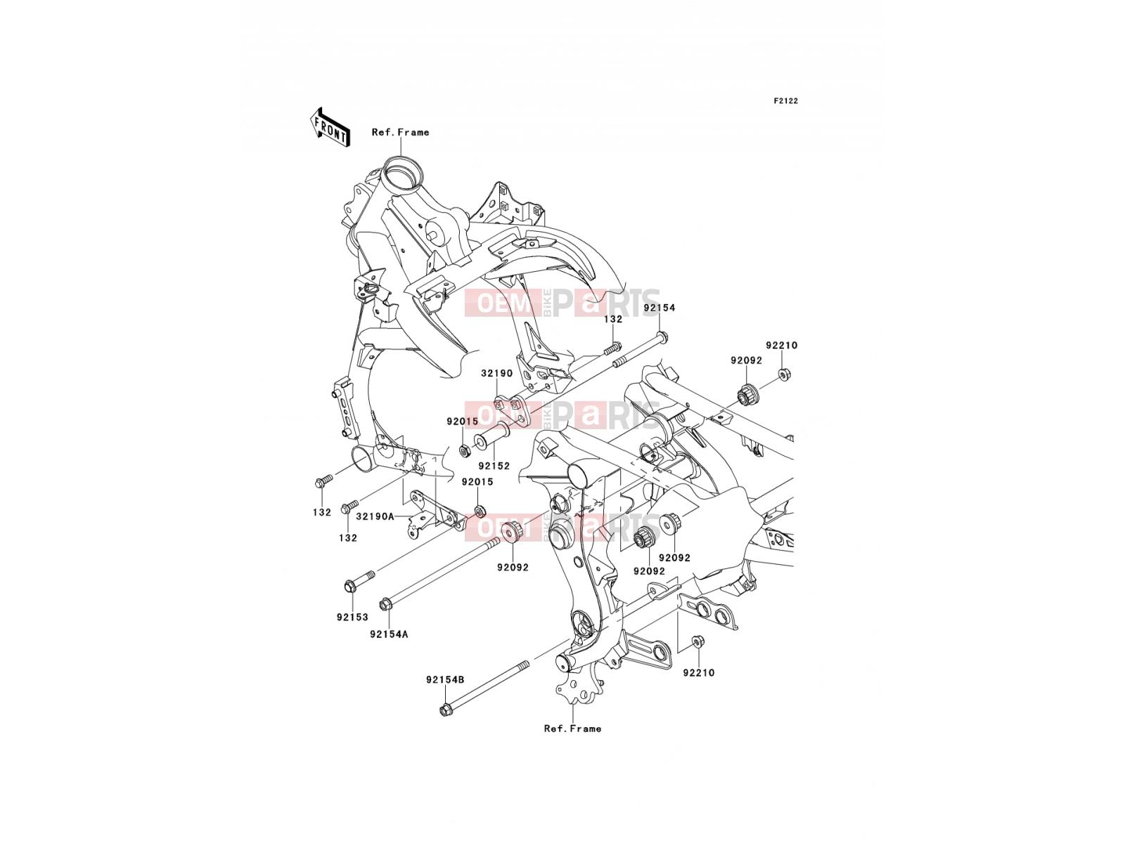 KAWASAKI 2010 Engine Mount