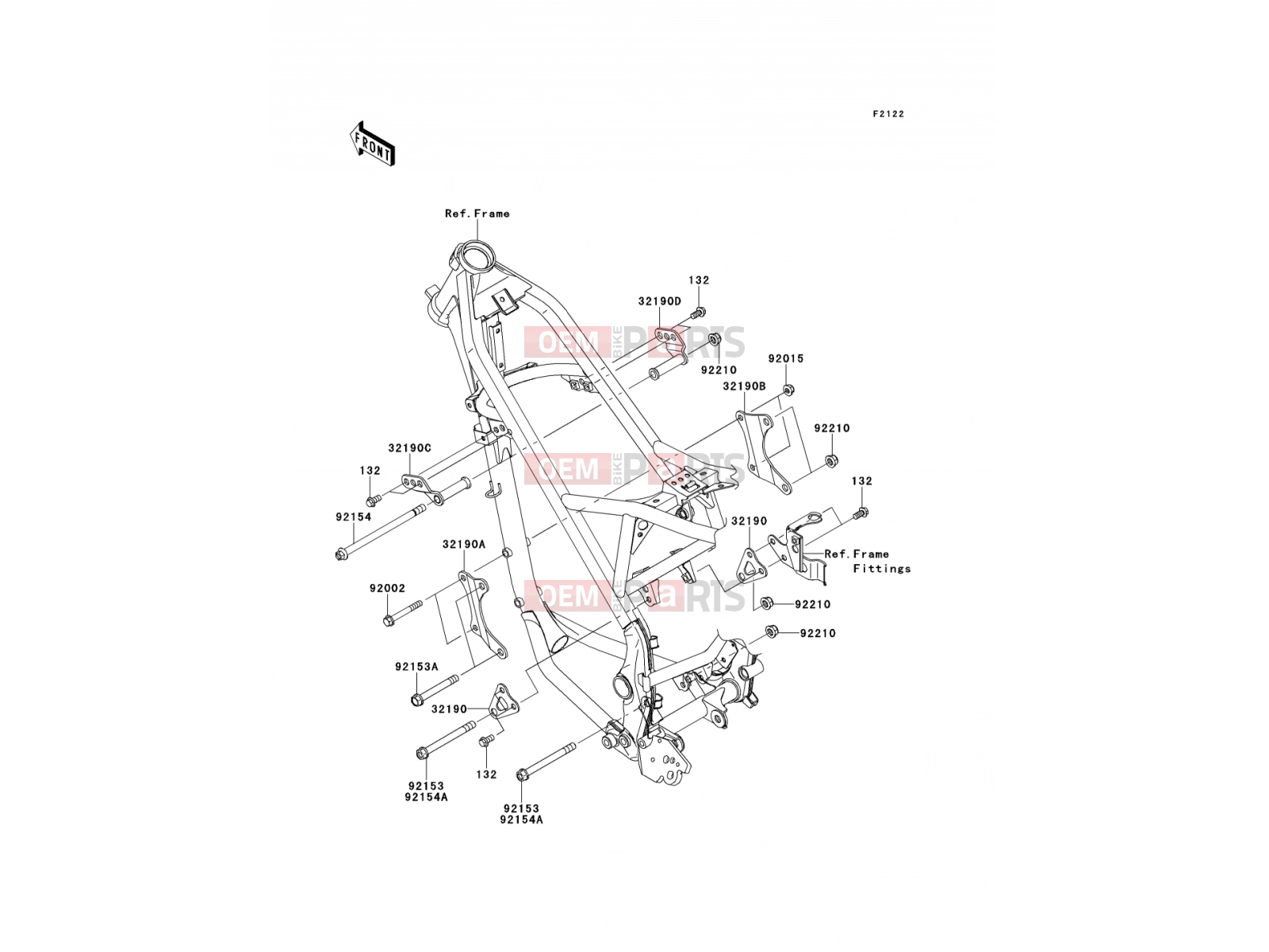 KAWASAKI 2011 Engine Mount