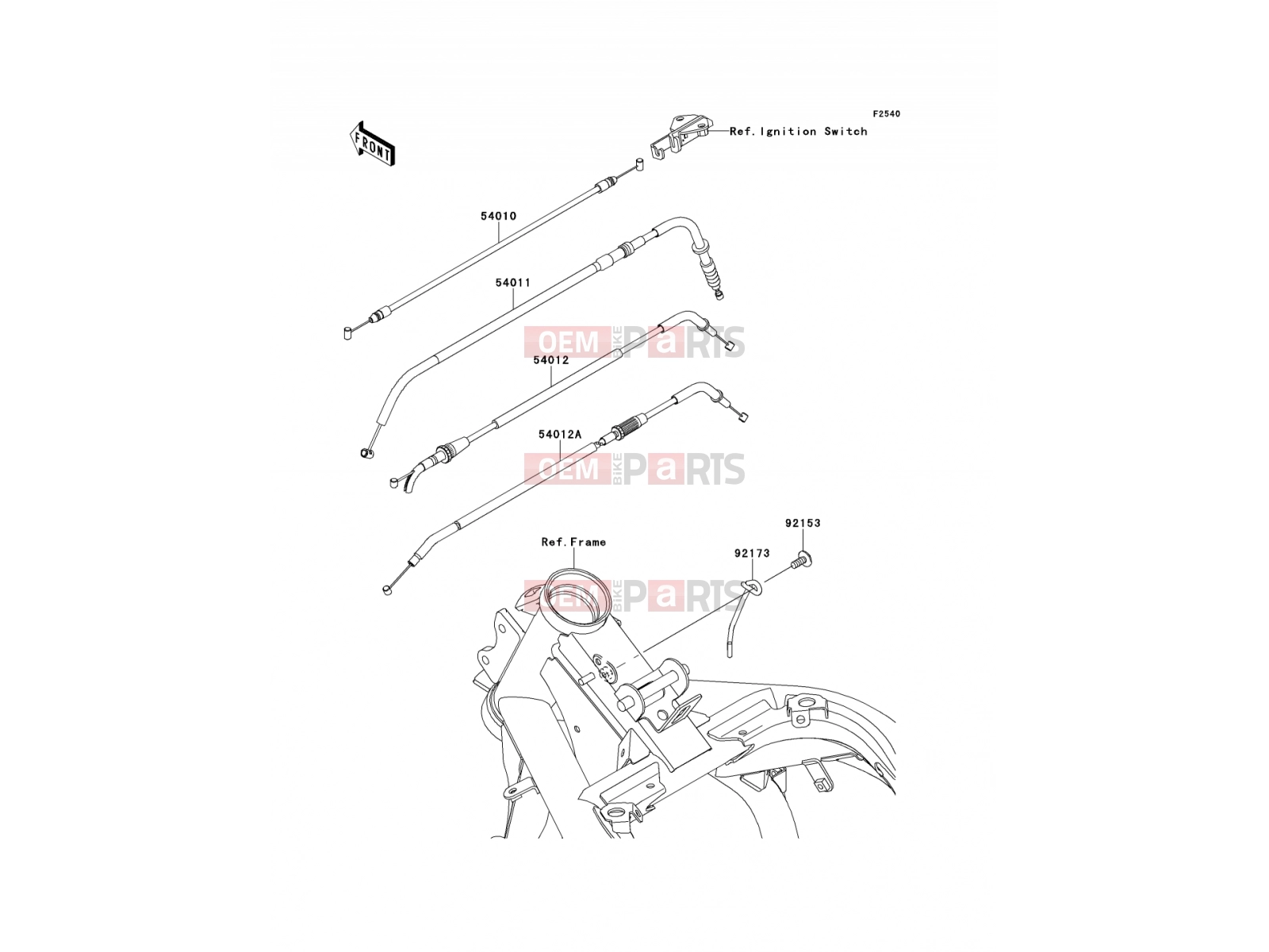 KAWASAKI 2011 Cables