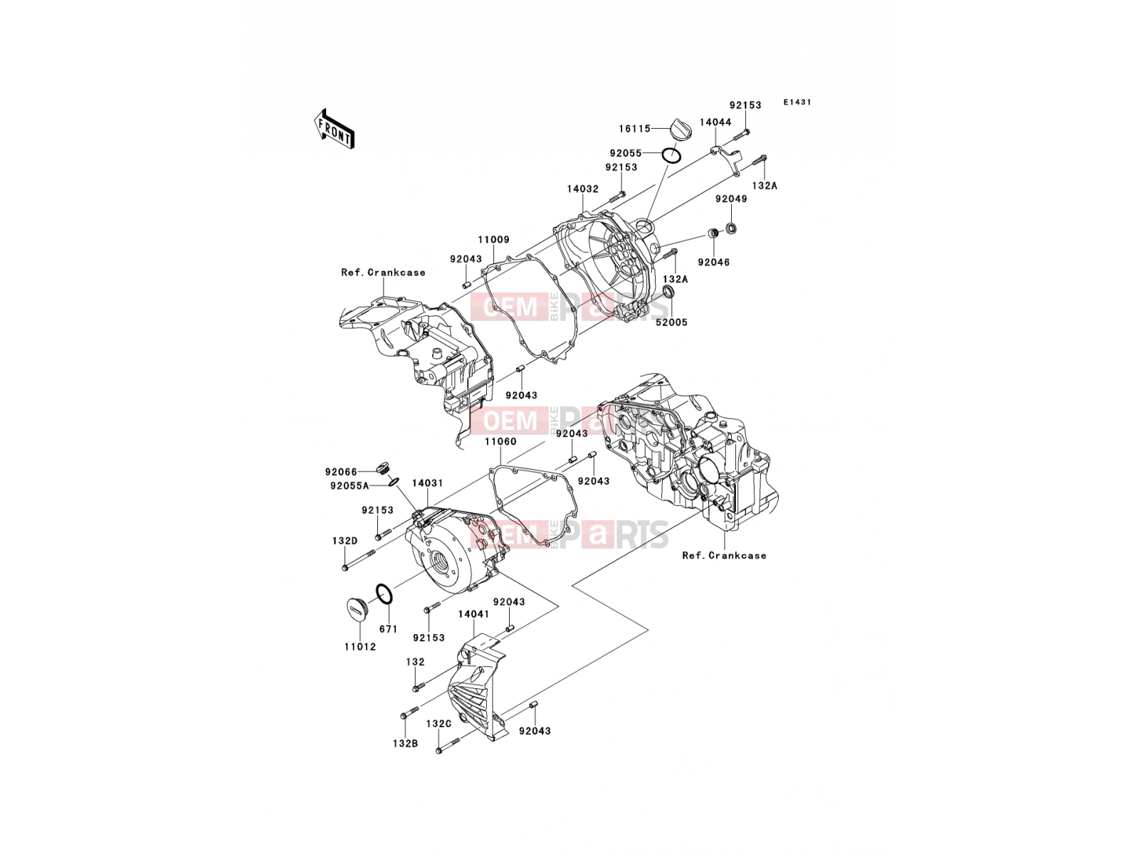 KAWASAKI 2011 Engine Cover(s)