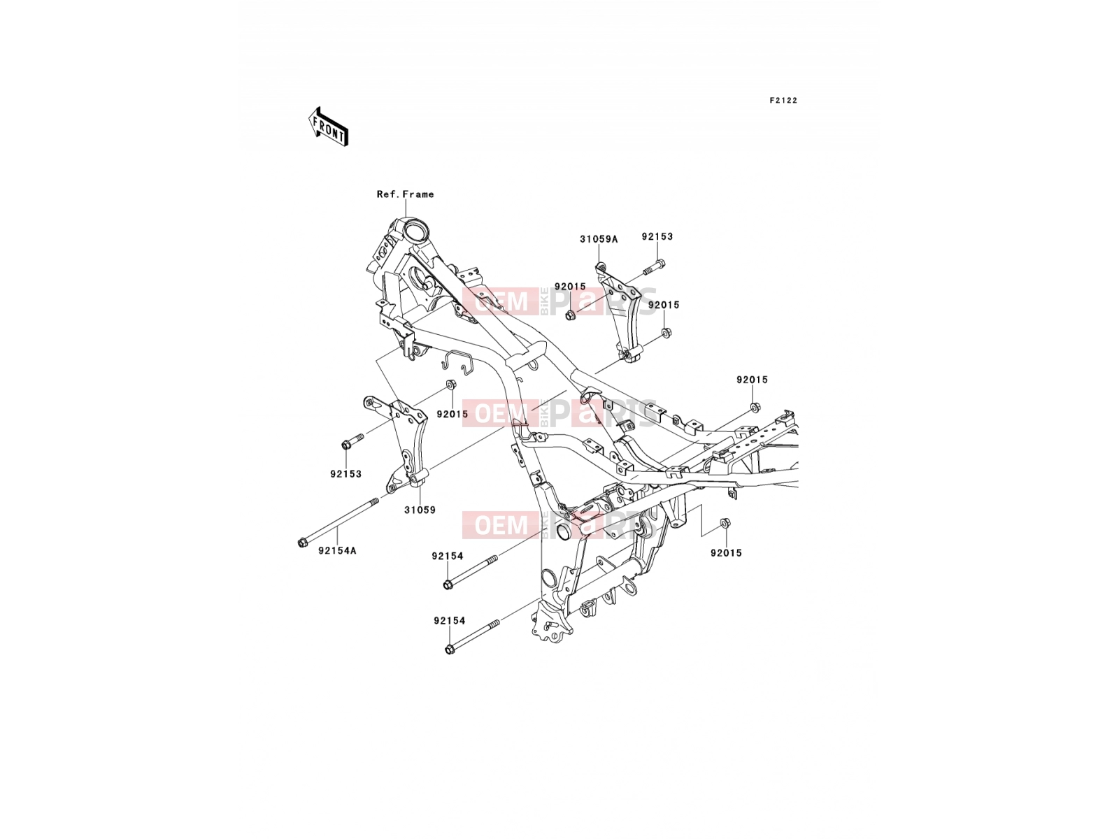 KAWASAKI 2011 Engine Mount