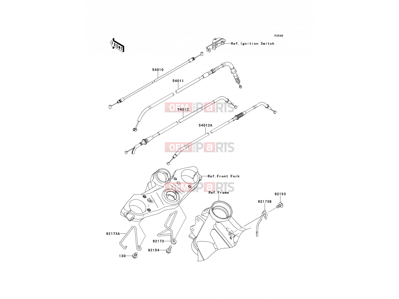 KAWASAKI 2011 Cables