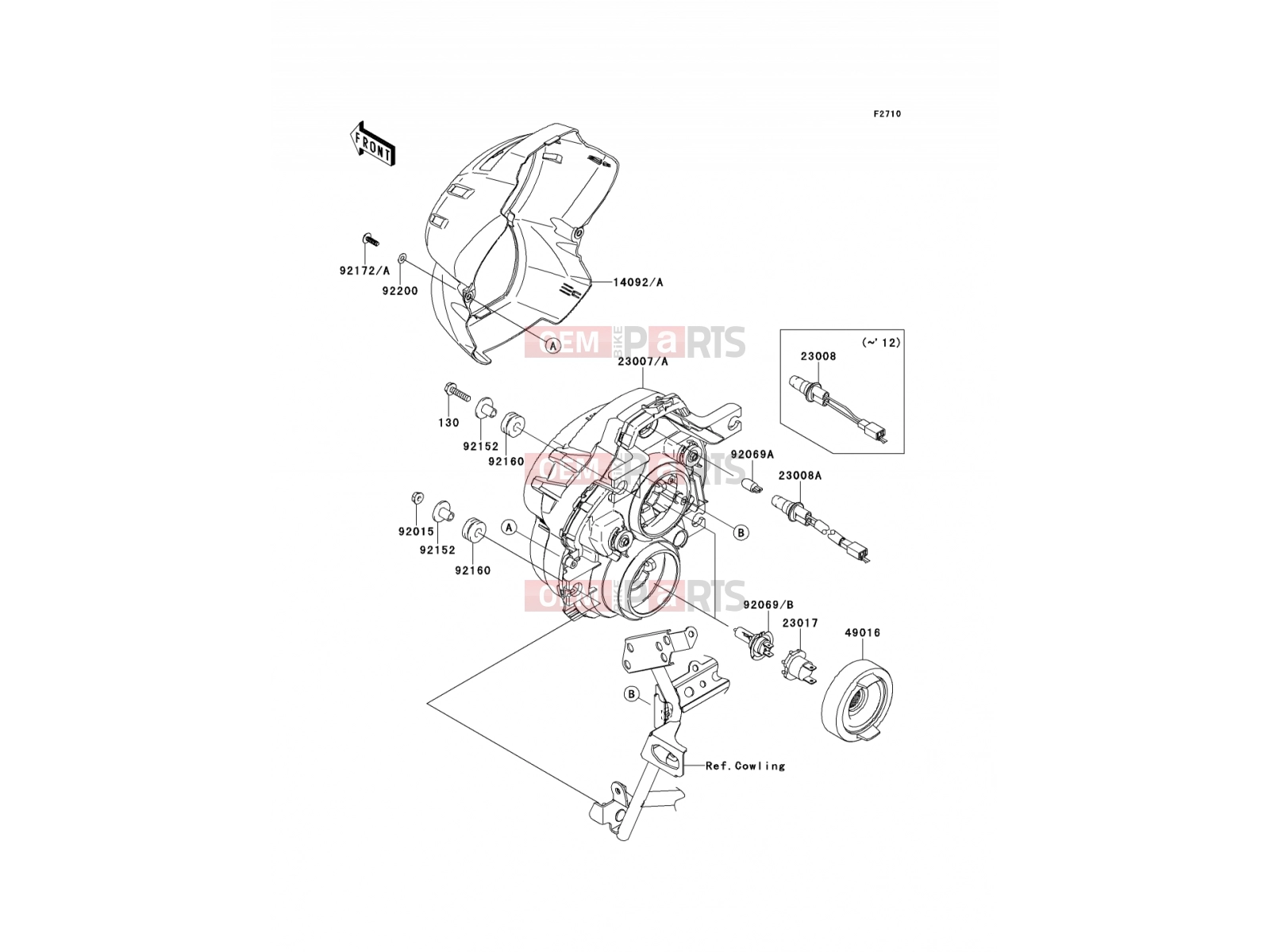 KAWASAKI 2011 Headlight(s)