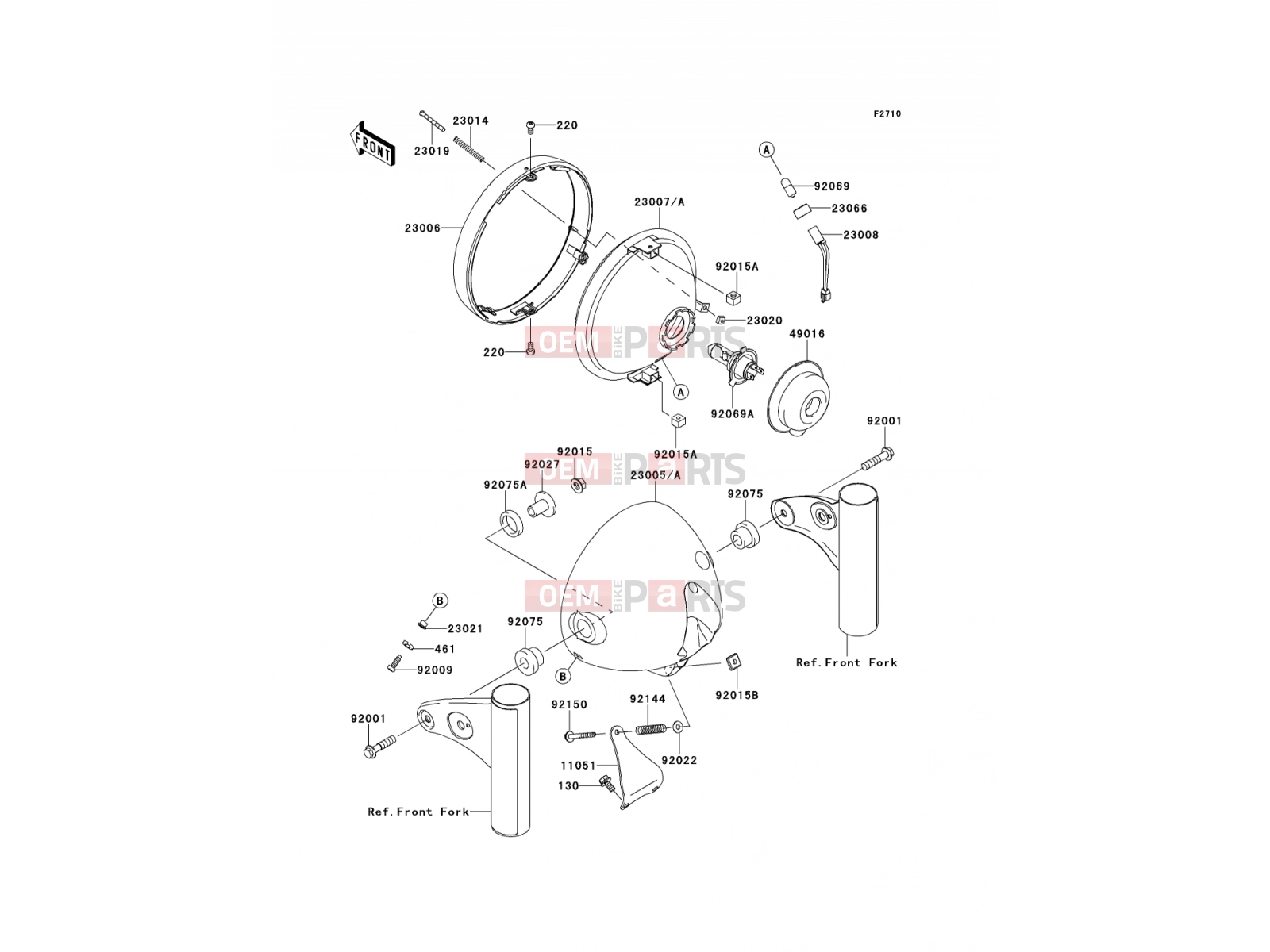 KAWASAKI 2011 Headlight(s)