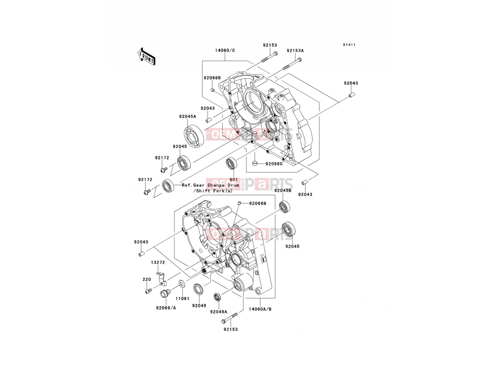 KAWASAKI 2012 Crankcase
