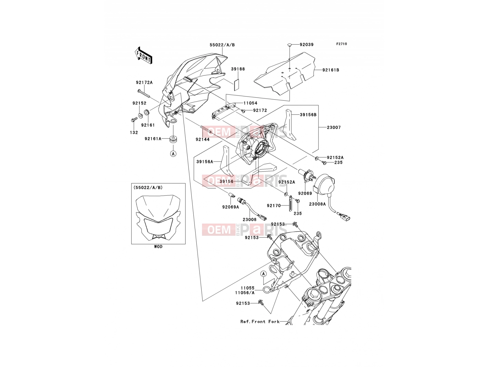 KAWASAKI 2012 Headlight(s)