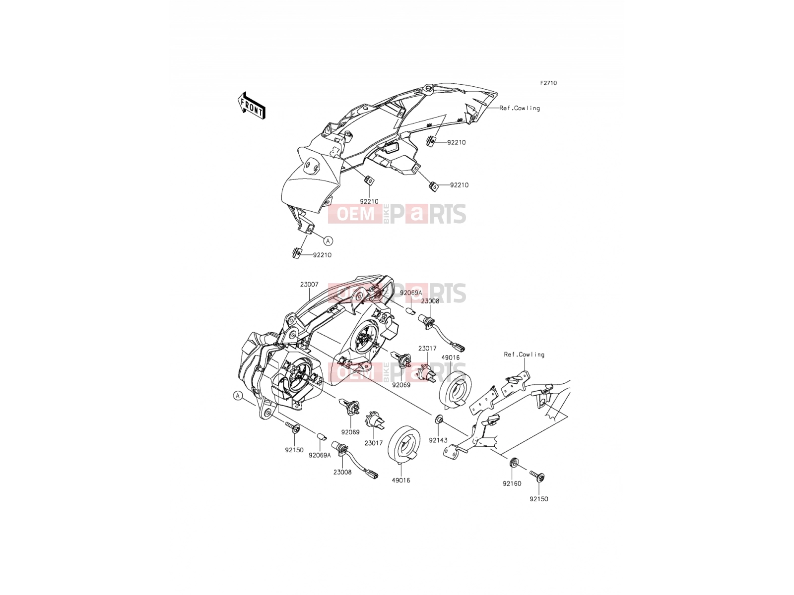 KAWASAKI 2012 Headlight(s)
