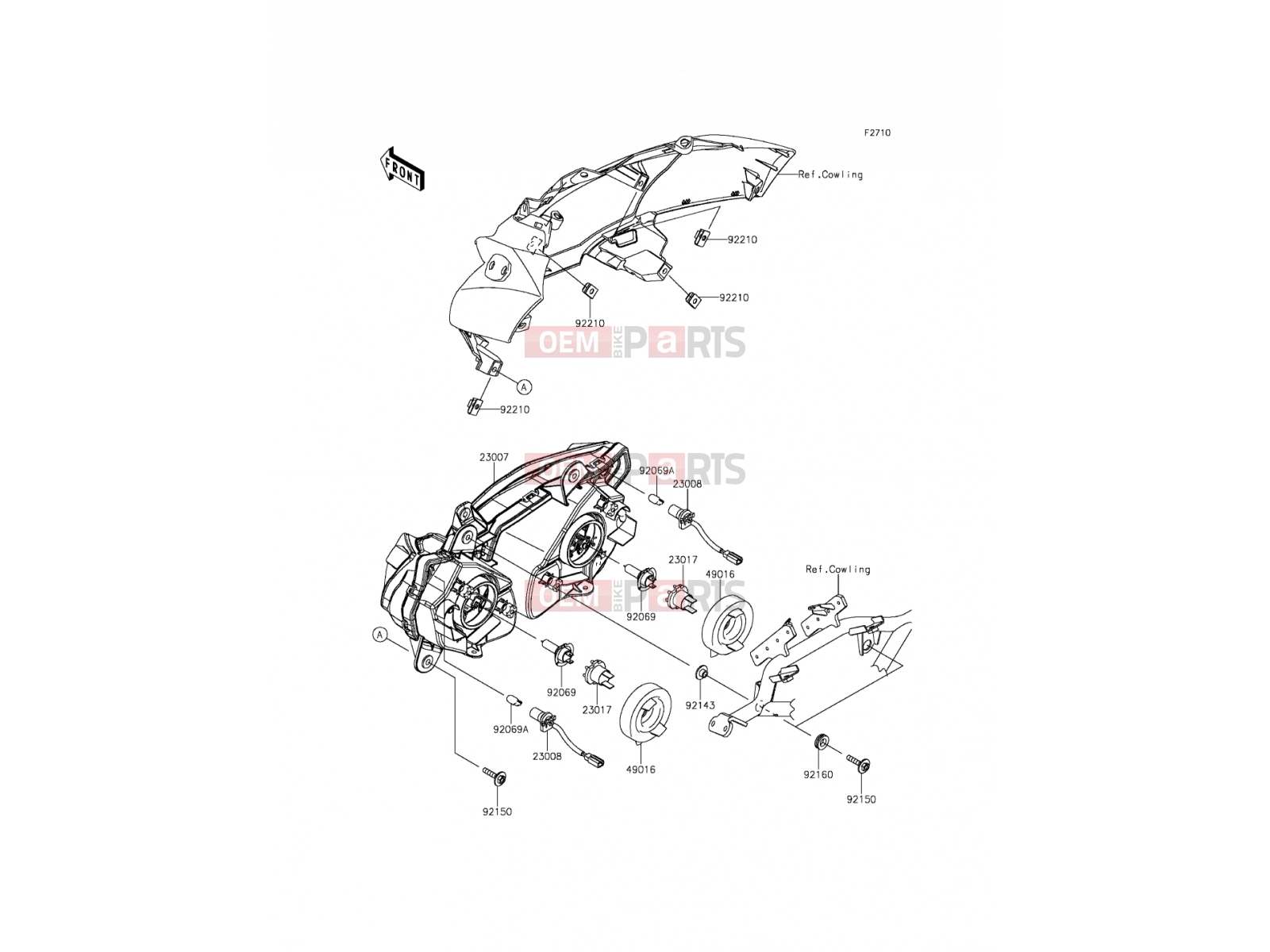 KAWASAKI 2012 Headlight(s)