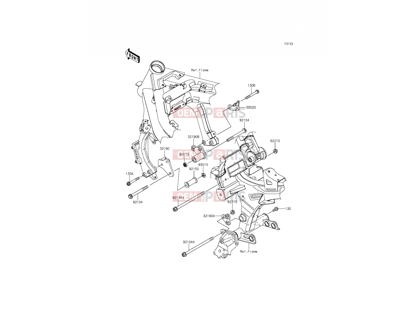 KAWASAKI 2012 Engine Mount