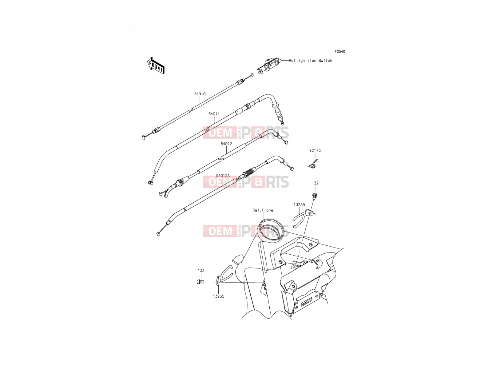 KAWASAKI 2012 Cables
