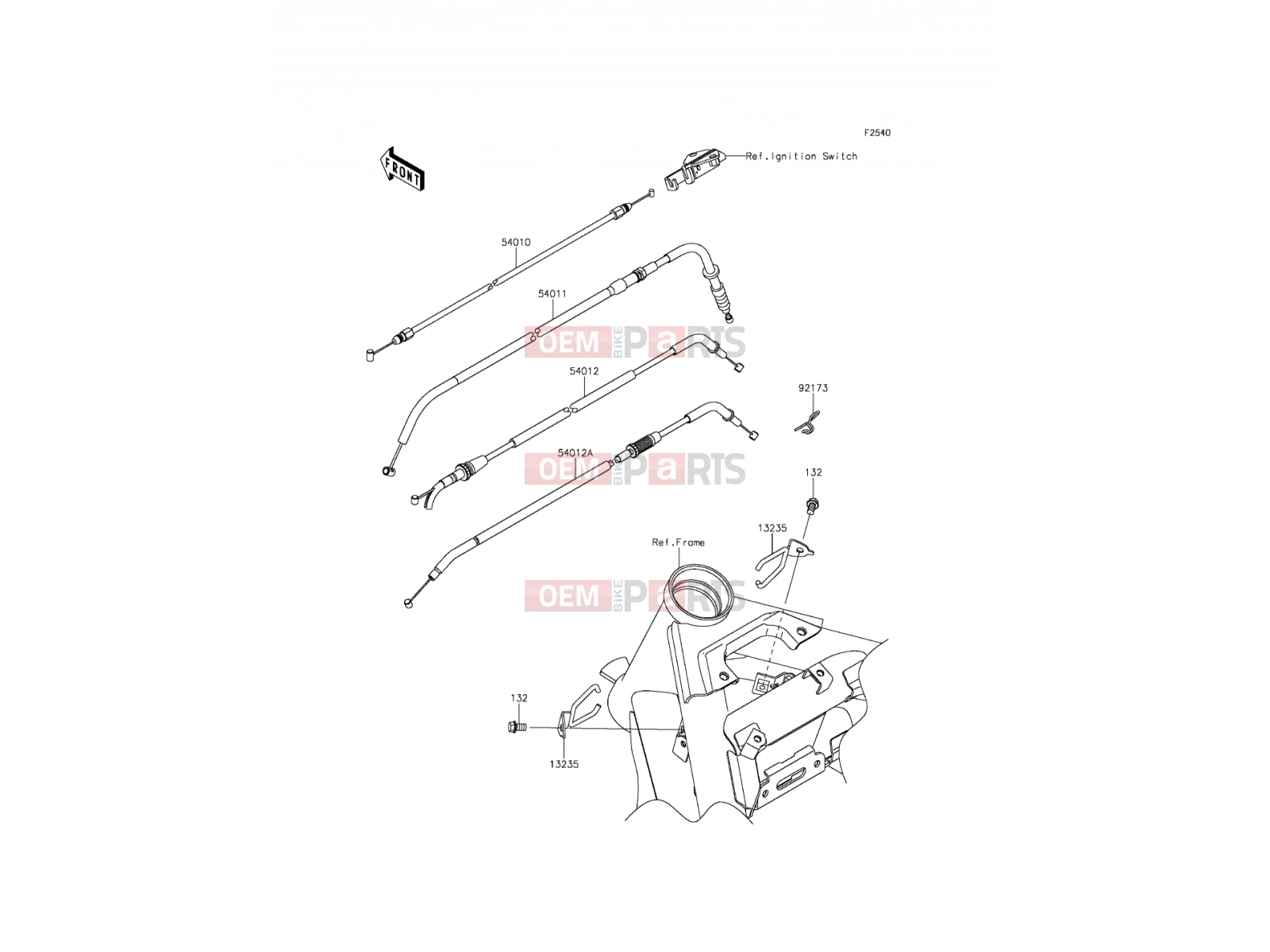 KAWASAKI 2012 Cables