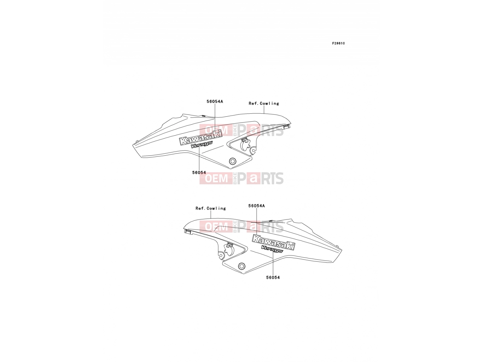 KAWASAKI 2012 Decals(Gray)