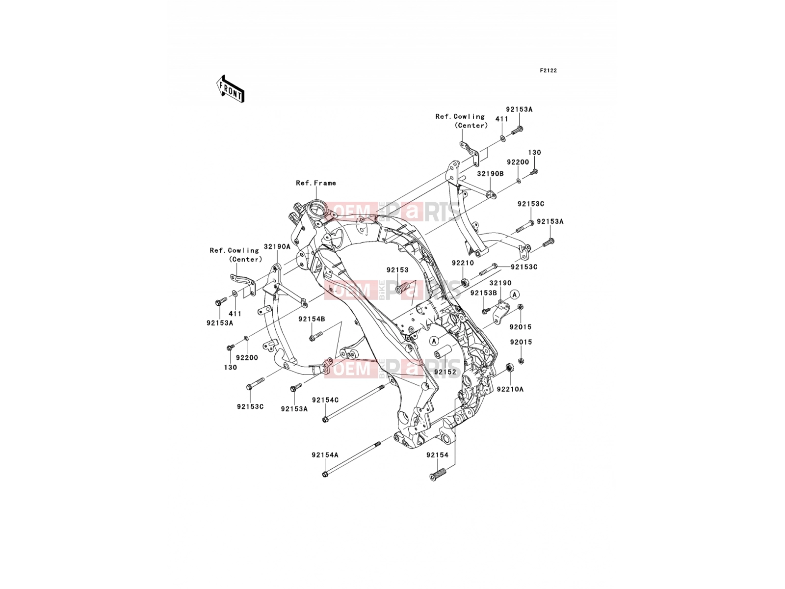 KAWASAKI 2012 Engine Mount