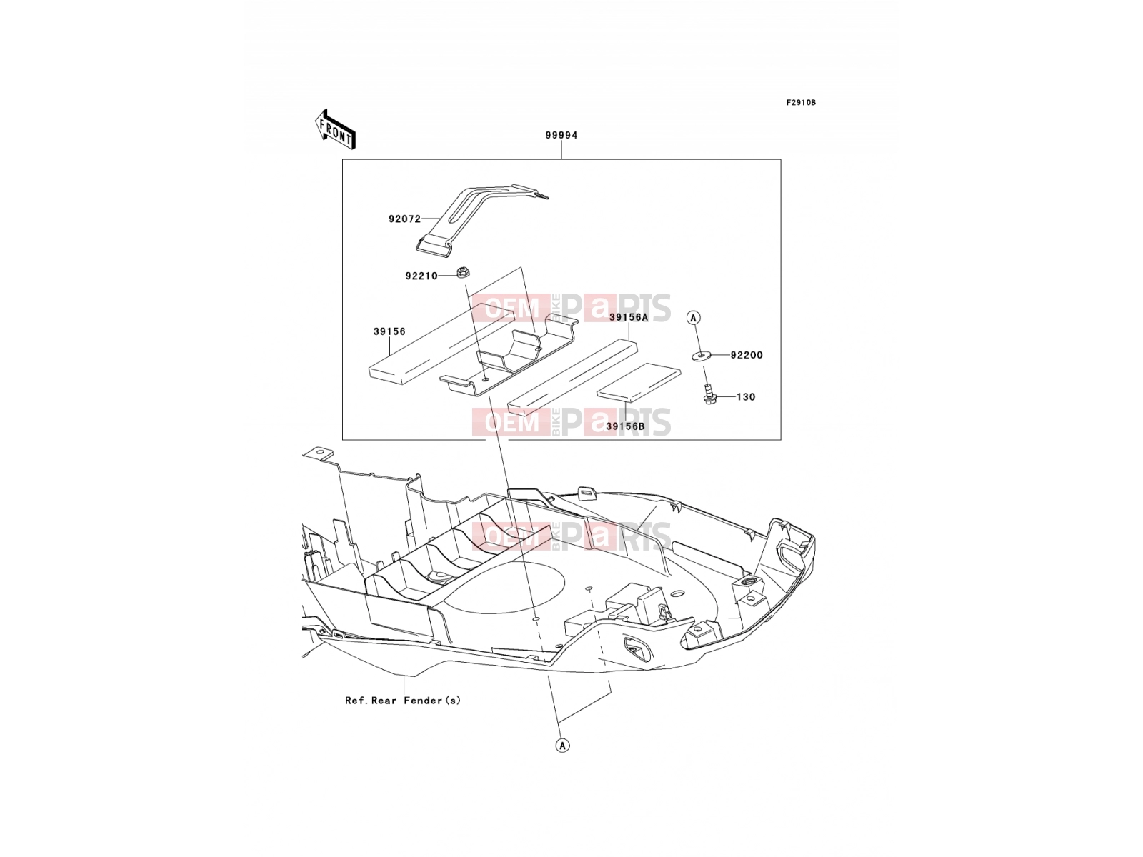 KAWASAKI 2012 Accessory(U-Lock Bracket)